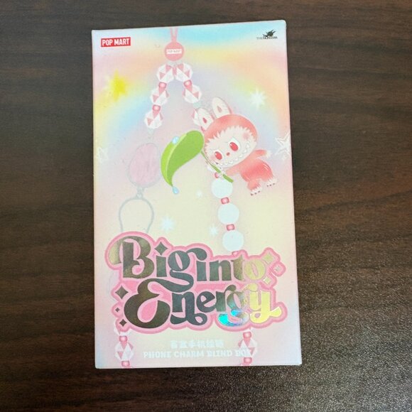 Pop Mart Labubu The Monsters Big Into Energy Series Phone Charm Blind Box New - Picture 1 of 4